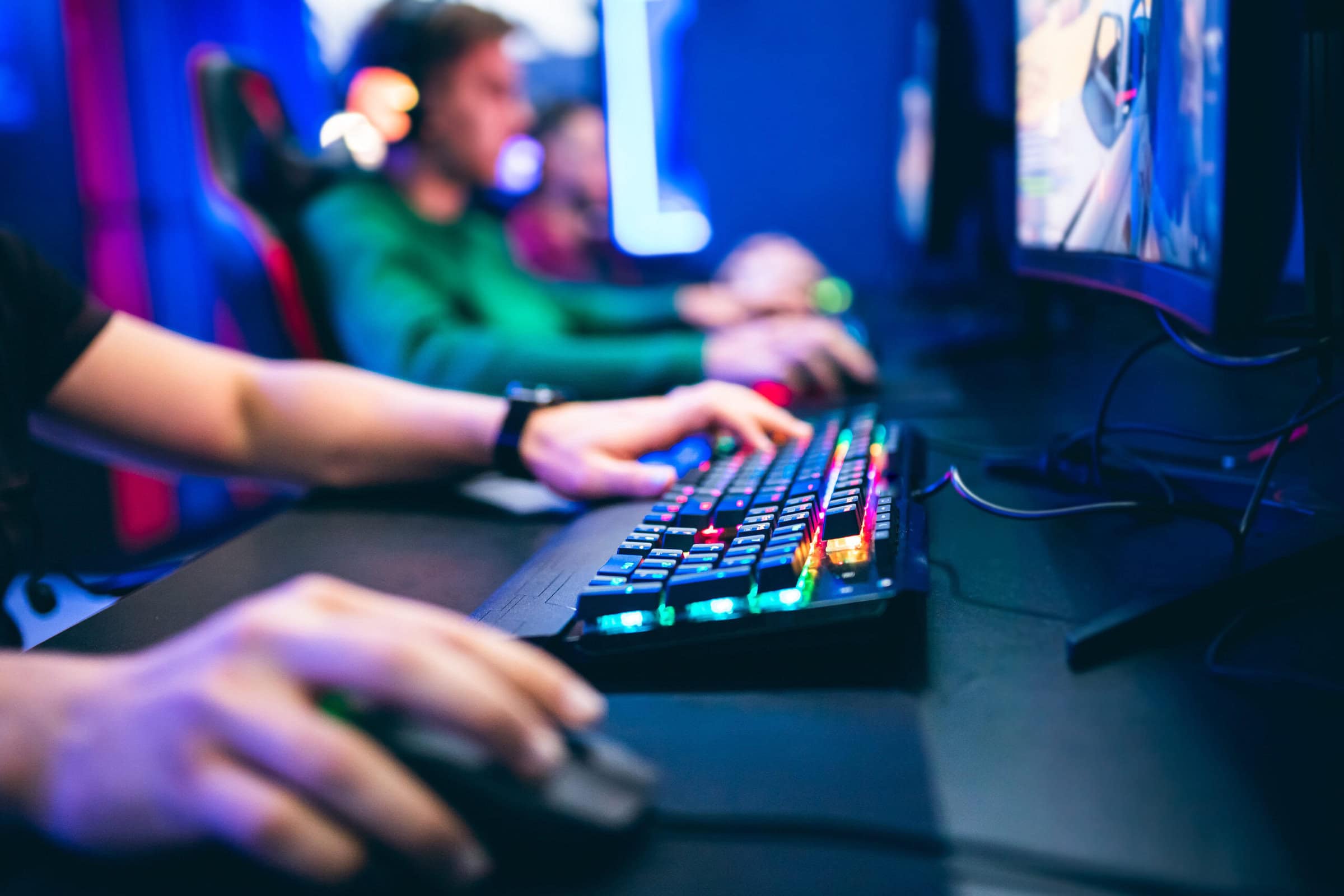 Competitive gaming setup